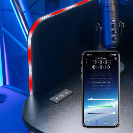 Electra Gaming Schreibtisch mit RGB-Beleuchtung & Wireless Charging
