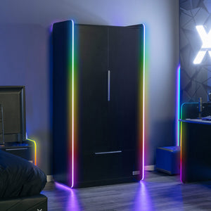 Electra Gaming Kleiderschrank mit RGB-Beleuchtung & App-Steuerung