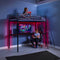 HQ Gaming Hochbett mit XL Schreibtisch & Leiter