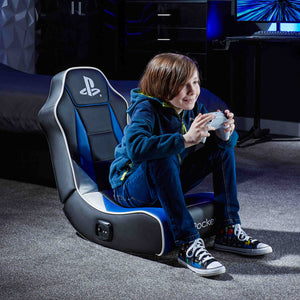 PlayStation® Geist 2.0 Floor Rocker Gaming Sessel - Schwarz/Blau