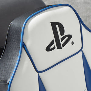 PlayStation® Geist 2.0 Floor Rocker Gaming Sessel - Weiß/Blau