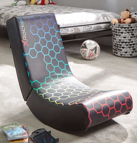 Video Rocker Gaming Stuhl für Kinder – Neo Hex Edition