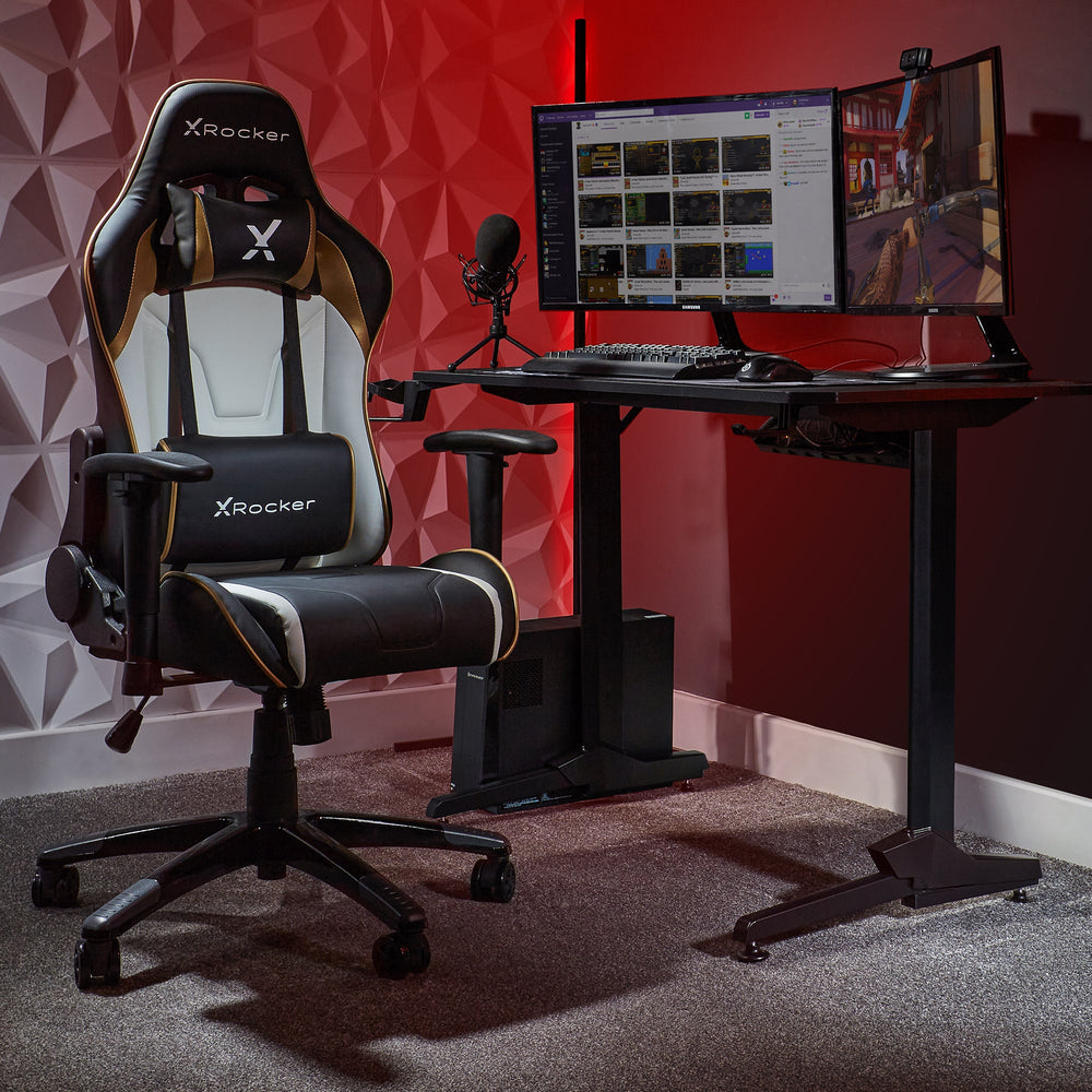 Agility Compact eSports Gaming Bürostuhl für Teenager - Gold