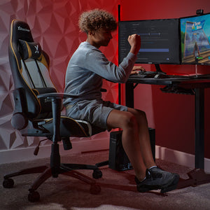Agility Compact eSports Gaming Bürostuhl für Teenager - Gold