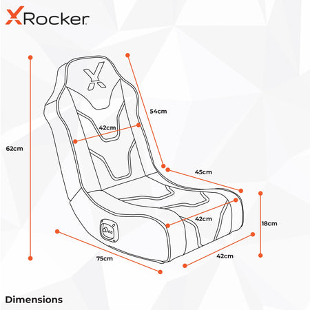 Chimera RGB 2.0 Neo Motion™ LED Floor Rocker Gaming Bodensessel - X Rocker EU