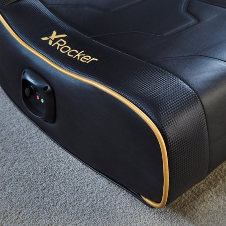 Shadow 2.0 Audio Floor Rocker Gaming Bodensessel - Gold - X Rocker EU