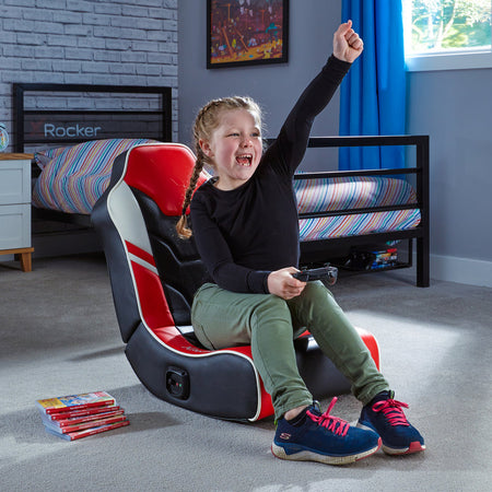 Shadow 2.0 Audio Floor Rocker Gaming Bodensessel - Rot - X Rocker EU