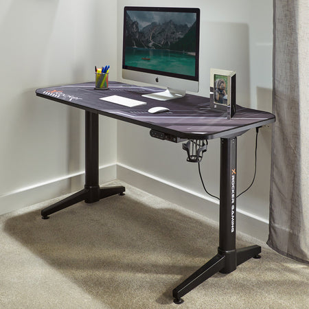 Stratos elektrisch-höhenverstellbarer Gaming Schreibtisch