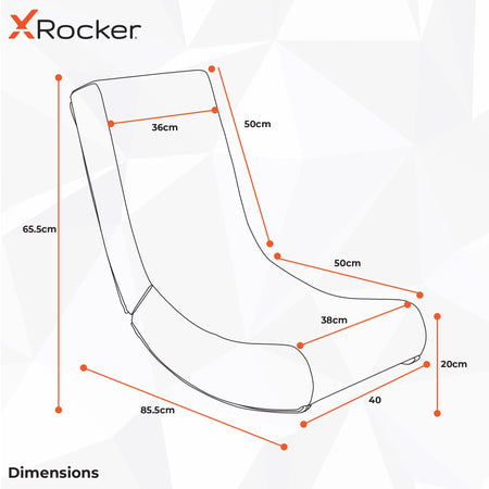 Video Rocker Gaming Bodensessel - Neo Hex Edition