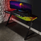 Jaguar Aluminium Carbon Gaming Tisch mit sound-reaktiver RGB-Beleuchtung