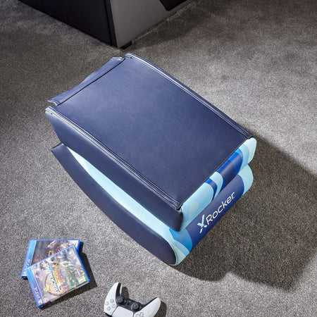 Video Rocker Gaming Bodensessel - Lava Blau - X Rocker EU