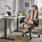 Onyx Bürodrehstuhl aus Stoff - Rosa