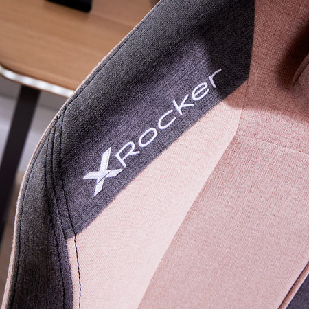 Onyx Bürodrehstuhl aus Stoff - Rosa - X Rocker EU