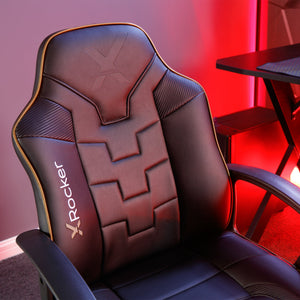 Saturn Gaming Bürostuhl für Teenager - Schwarz / Gold
