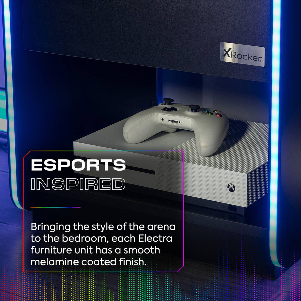 Electra Gaming Nachtschrank mit RGB-Beleuchtung & Wireless Charging