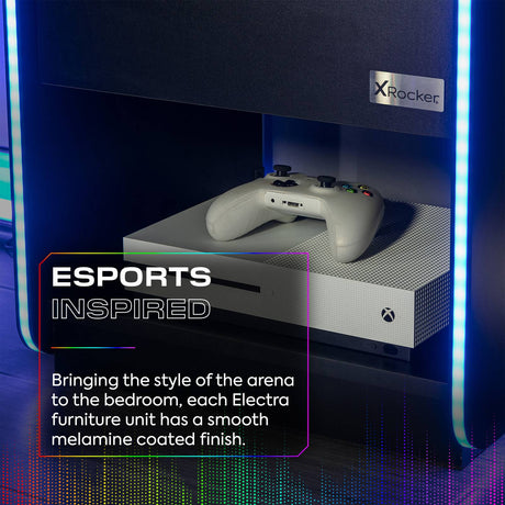 Electra Gaming Nachtschrank mit RGB-Beleuchtung & Wireless Charging