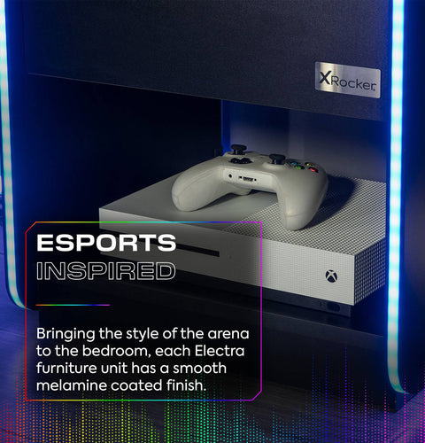 Electra Gaming Nachtschrank mit RGB-Beleuchtung & Wireless Charging