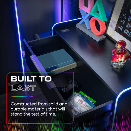 Electra Gaming Schubladen-Kommode mit RGB-Beleuchtung