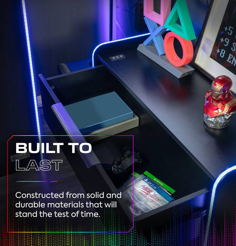 Electra Gaming Schubladen-Kommode mit RGB-Beleuchtung