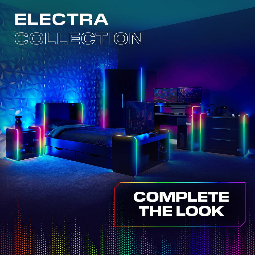 Electra Gaming Schubladen-Kommode mit RGB-Beleuchtung