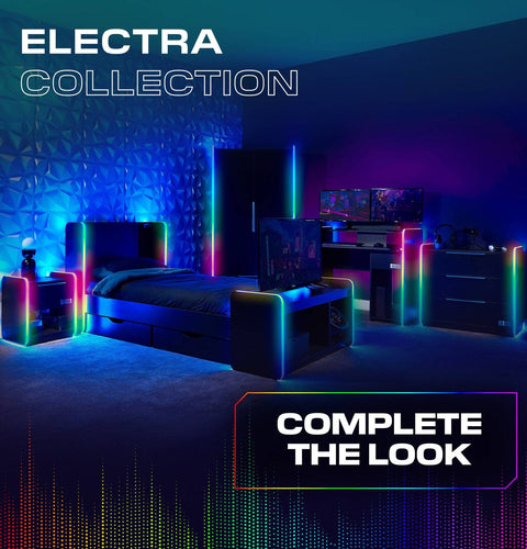 Electra Gaming Schubladen-Kommode mit RGB-Beleuchtung