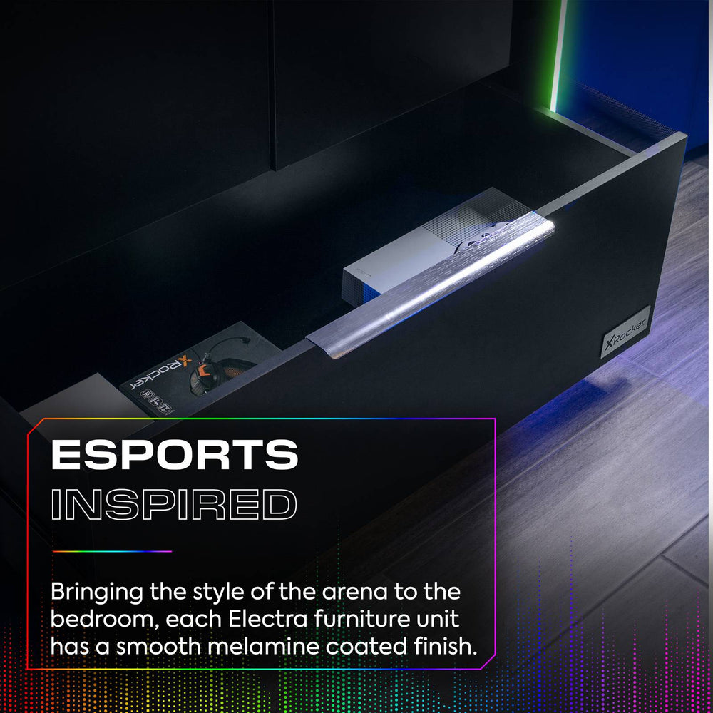 Electra Gaming Kleiderschrank mit RGB-Beleuchtung & App-Steuerung