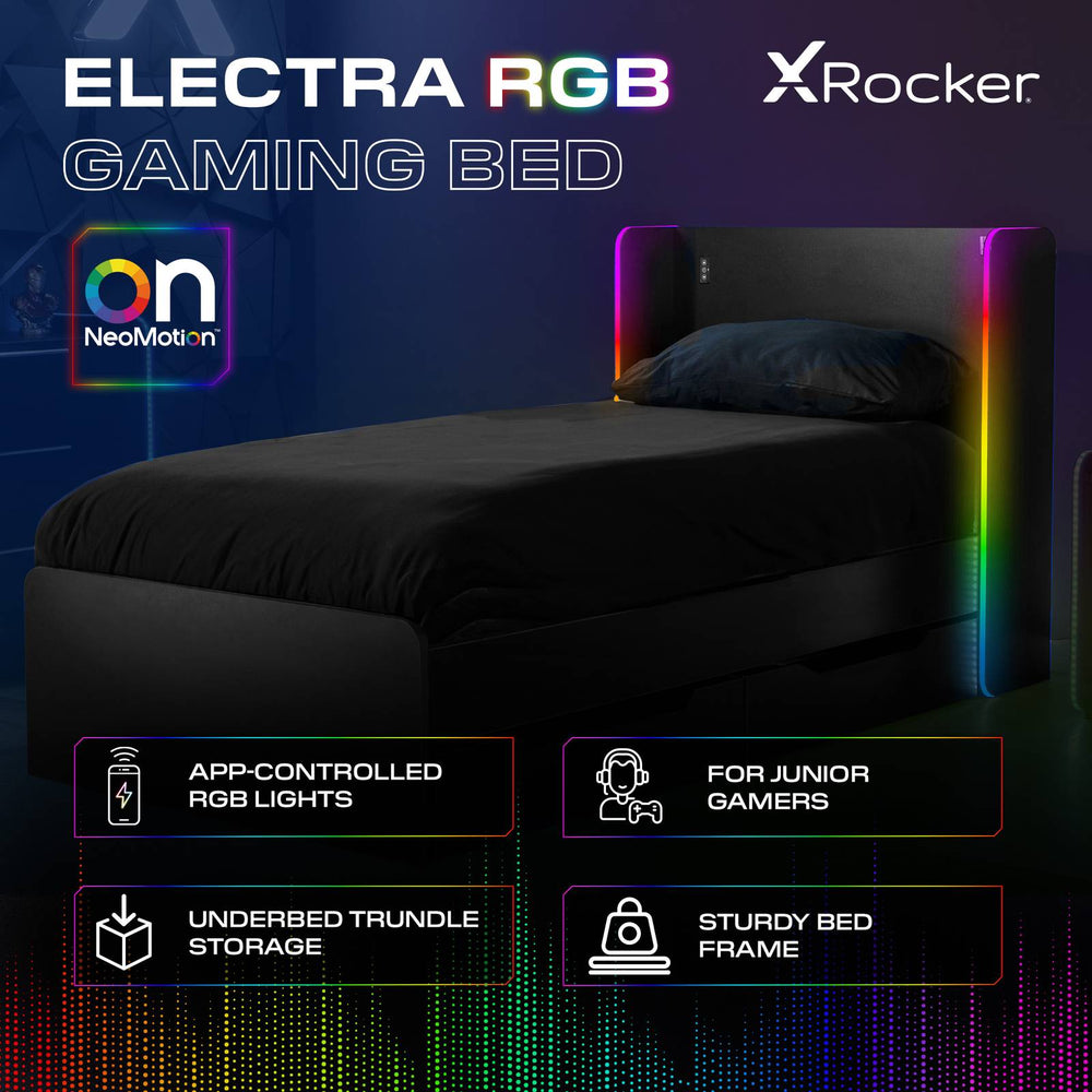 Electra Gaming Bett mit RGB-Beleuchtung