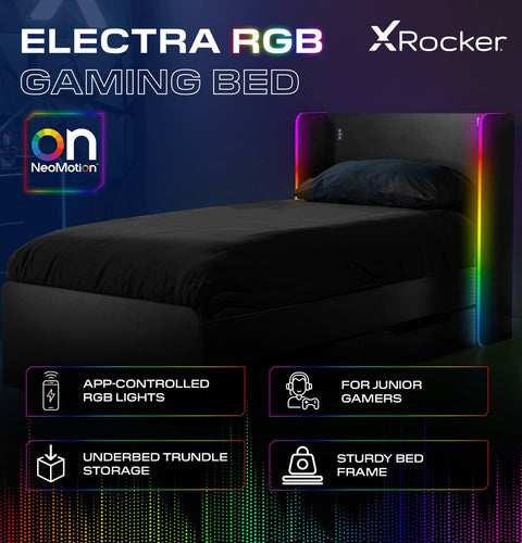 Electra Gaming Bett mit RGB-Beleuchtung
