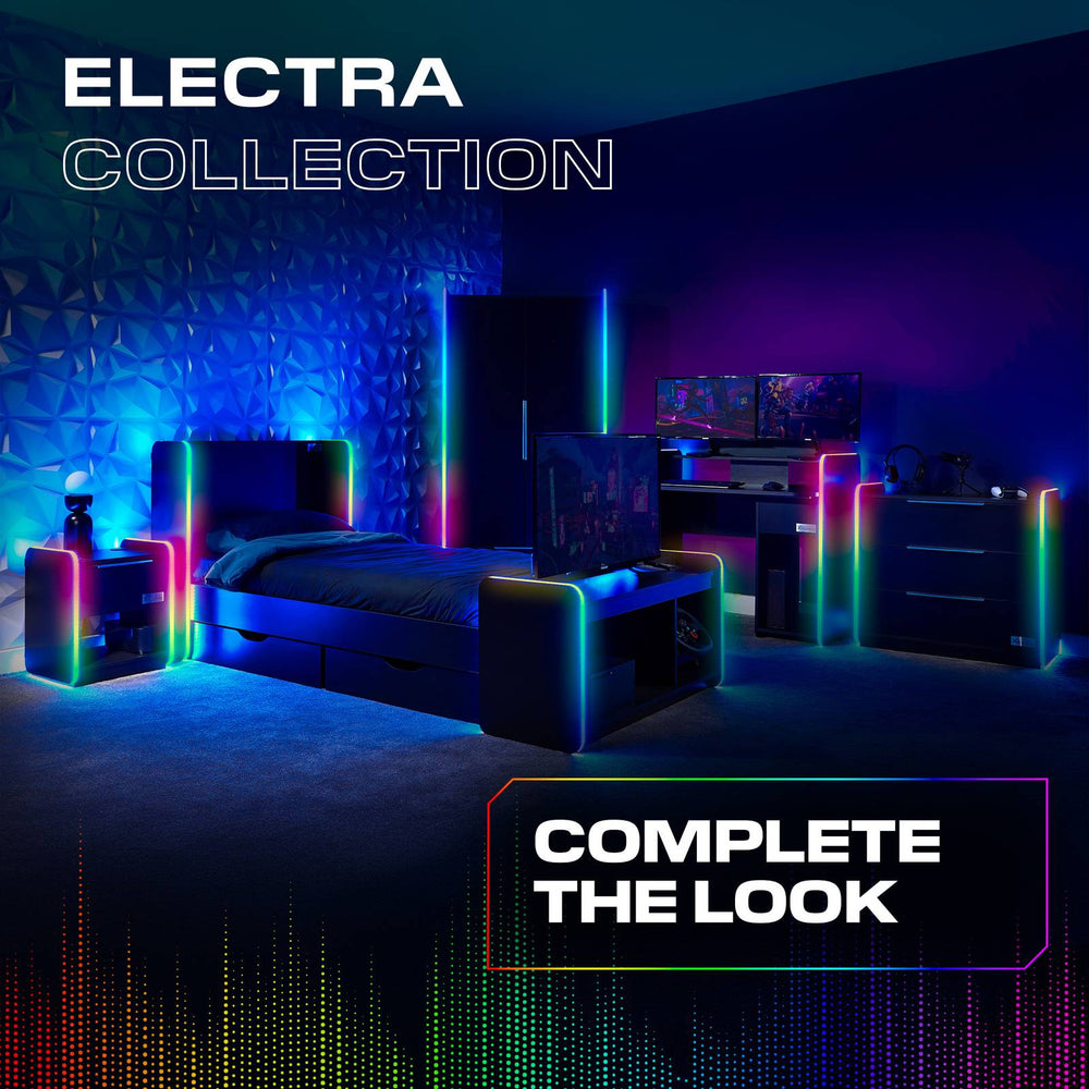 Electra Gaming Bett mit RGB-Beleuchtung