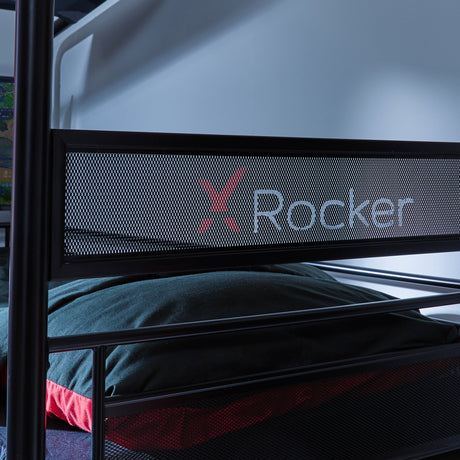 Contra - Gaming Etagenbett mit TV Halterung & 4 Aufbaumöglichkeiten - X Rocker EU