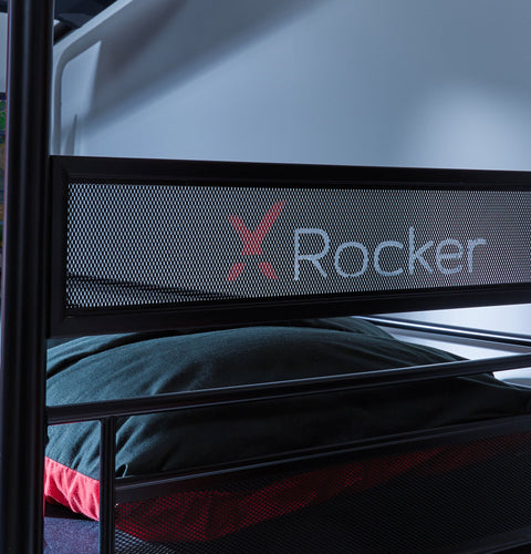 Contra - Gaming Etagenbett mit TV Halterung & 4 Aufbaumöglichkeiten - X Rocker EU