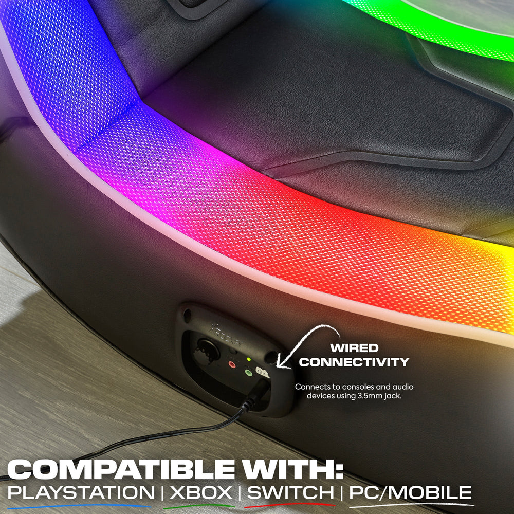 Chimera RGB 2.0 Neo Motion™ LED Floor Rocker Gaming Bodensessel - X Rocker EU