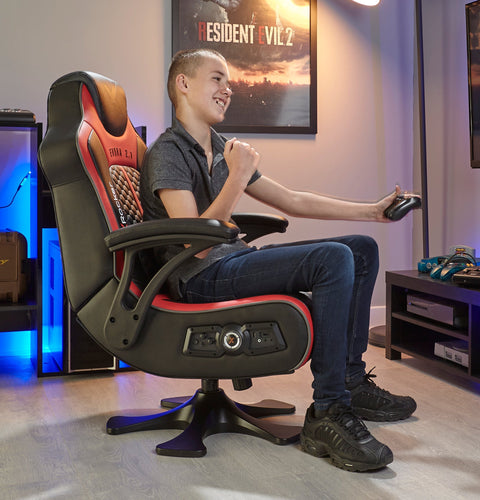 Evora 2.1 Gaming & Entertainment Sessel - Schwarz/Rot - X Rocker EU