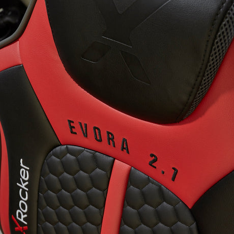 Evora 2.1 Gaming & Entertainment Sessel - Schwarz/Rot - X Rocker EU
