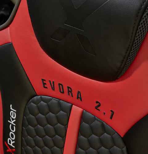 Evora 2.1 Gaming & Entertainment Sessel - Schwarz/Rot - X Rocker EU