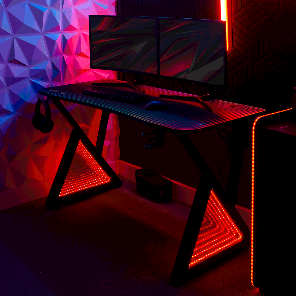 Infinity RGB Gaming Schreibtisch mit Neo Motion Sync™ Beleuchtung & App-Steuerung