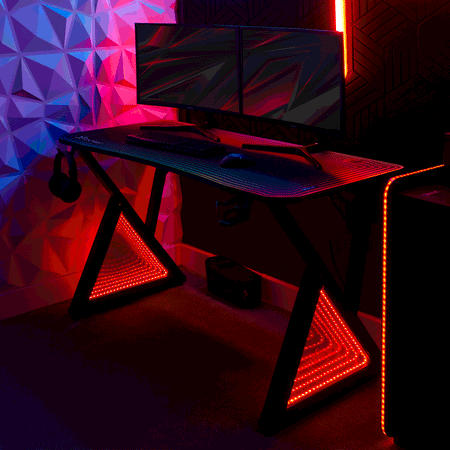 Infinity RGB Gaming Schreibtisch mit Neo Motion Sync™ Beleuchtung & App-Steuerung