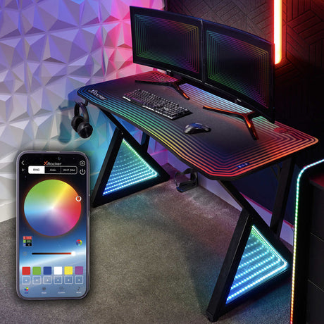 Infinity RGB - Gaming Schreibtisch mit Neo Motion Sync™ Beleuchtung & App-Steuerung