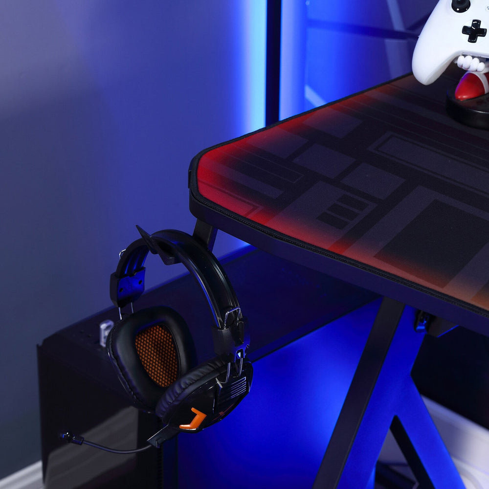 Lumio Compact RGB Gaming Schreibtisch mit Beleuchtung & App-Steuerung - X Rocker EU