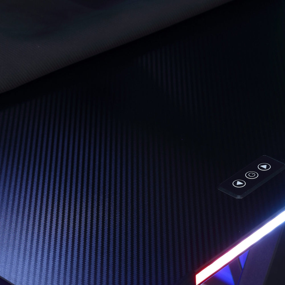 Lumio Compact RGB Gaming Schreibtisch mit Beleuchtung & App-Steuerung - X Rocker EU