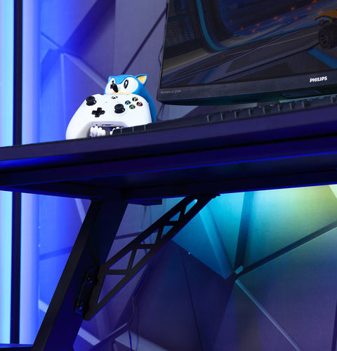 Lumio XL RGB - Gaming Schreibtisch mit Beleuchtung & App-Steuerung - X Rocker EU
