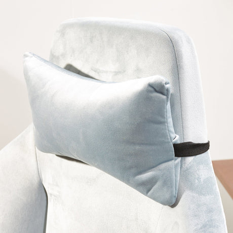 Messina Komfort Bürostuhl mit Stoffbezug - Silbergrau - X Rocker EU