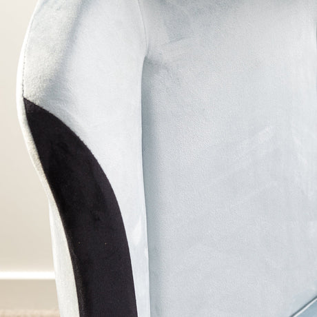 Messina Komfort Bürostuhl mit Stoffbezug - Silbergrau - X Rocker EU