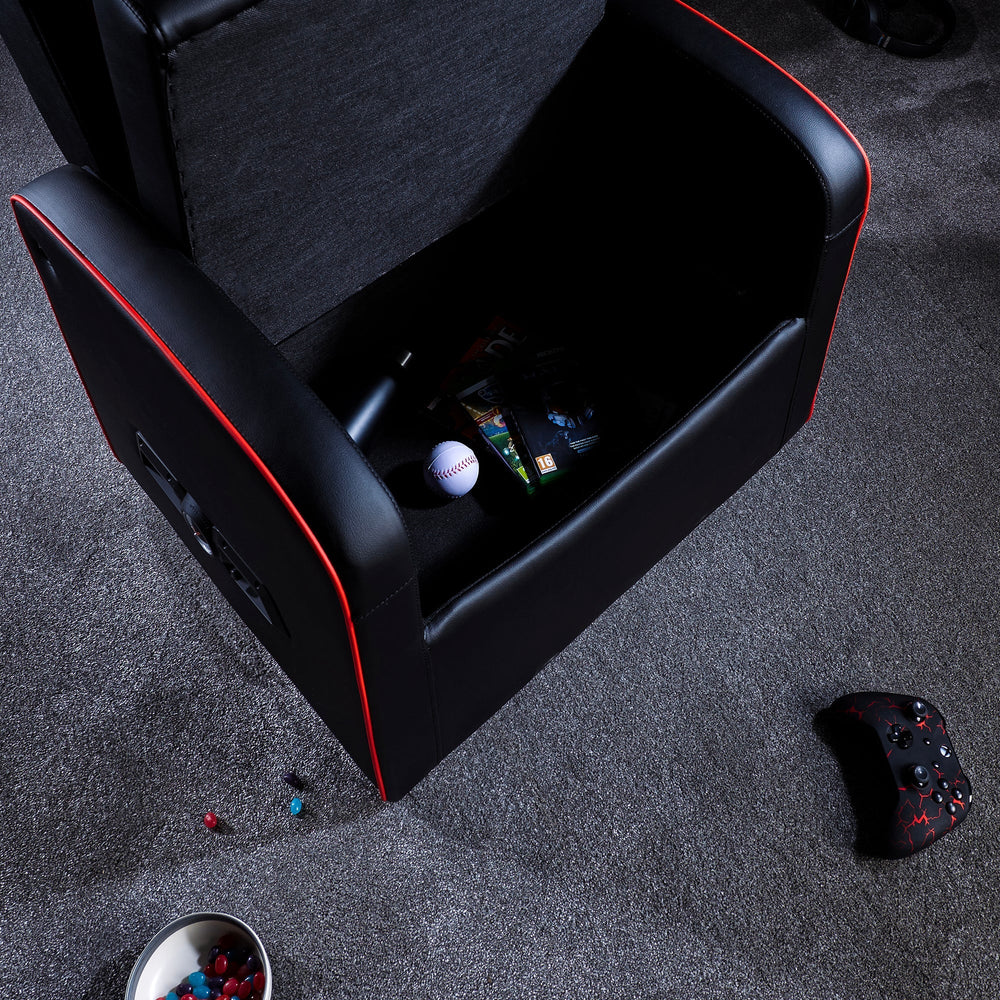 Shift Luxe Junior 2.1 Ottoman Gaming Sessel mit Stauraum - X Rocker EU