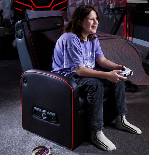 Shift Luxe Junior 2.1 Ottoman Gaming Sessel mit Stauraum - X Rocker EU