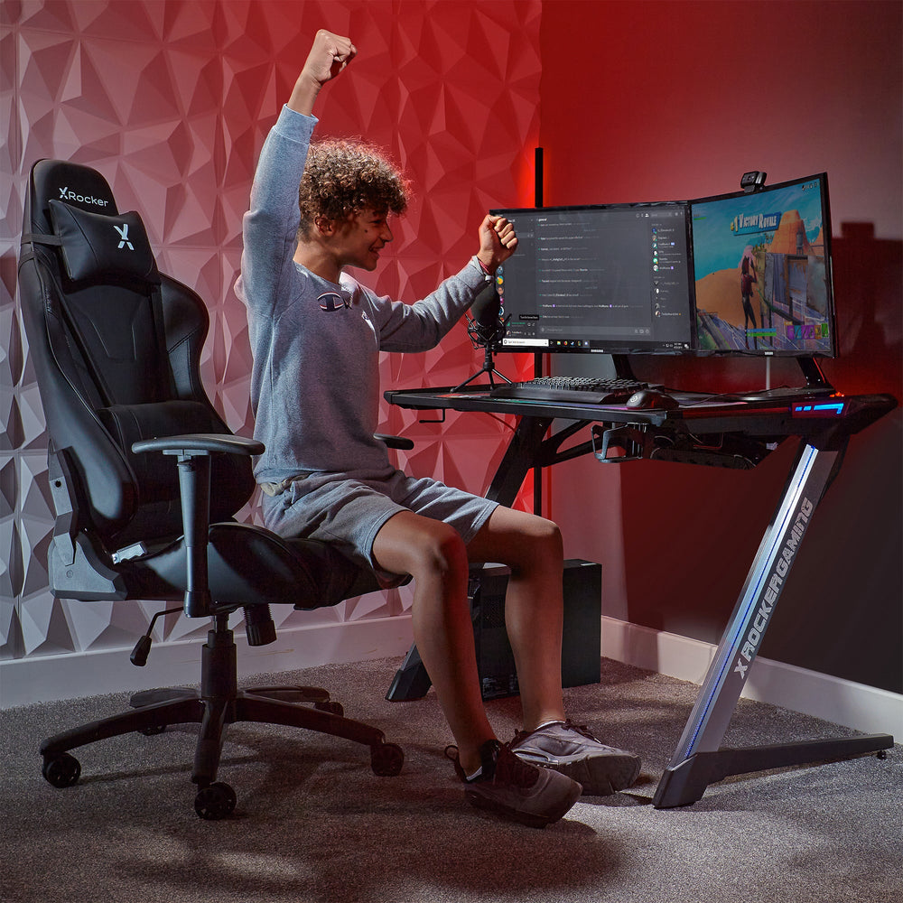 Agility eSports Gaming Bürostuhl - Carbon Schwarz - X Rocker EU