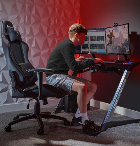 Agility eSports Gaming Bürostuhl - Carbon Schwarz - X Rocker EU
