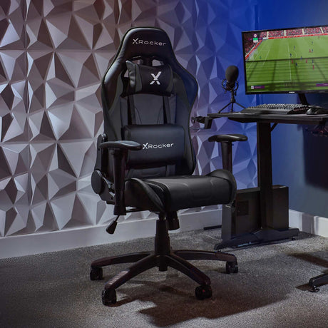 Agility Compact eSports Gaming Bürostuhl für Teenager - Schwarz - X Rocker EU