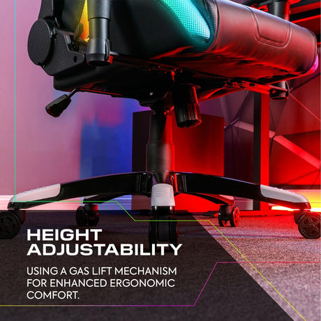 Agility Compact RGB Bürostuhl für Kinder & Teenager mit Beleuchtung - X Rocker EU