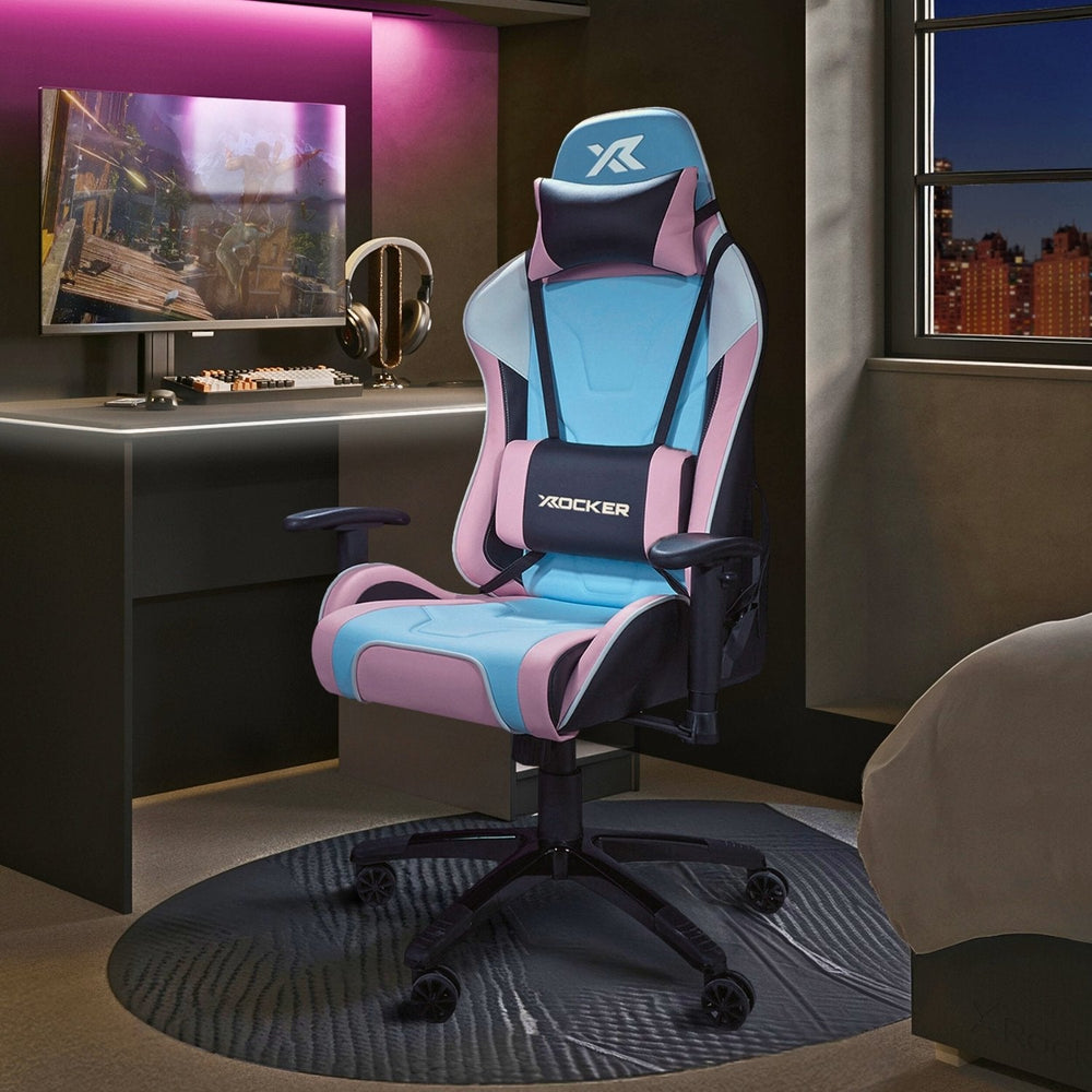 Agility eSports Ergonomischer PC Gaming Stuhl - Bubblegum Edition